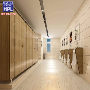 Vách ngăn vệ sinh Compact HPL Đà Nẵng