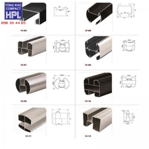 Nhôm vách ngăn vệ sinh